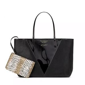 Victoria's Secret Shimmer Tote (Black)
